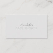 Carte D'accompagnement Billet Stars Lune & Nuages Grey Diaper Raffle (Dos)