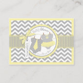 Carte D'accompagnement Billet Twins Cravate Tutu Diaper Raffle (Dos)