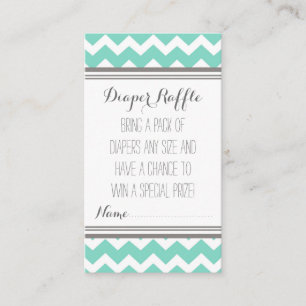 Carte D'accompagnement Billets baby shower au rabat Turquoise moins cher