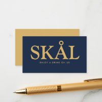 Billets de boissons gratuites nordiques "Skål" en