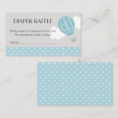 Carte D'accompagnement Billets de rabat à Baby shower à air chaud (Devant / Derrière)