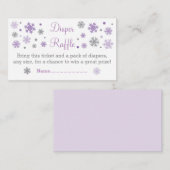 Carte D'accompagnement Billets de rabat à caleçon violet (Devant / Derrière)