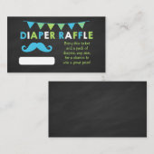 Carte D'accompagnement Billets de rabat à couches bleu et vert (Devant / Derrière)