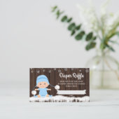 Carte D'accompagnement Billets de rabat à neige pour les garçons (Debout devant)