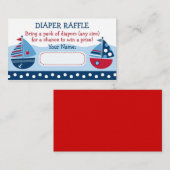 Carte D'accompagnement Billets de rabat Nautique (Devant / Derrière)