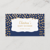 Carte D'accompagnement Billets de roulettes de la Marine Gold Dot (Dos)