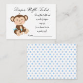 Carte D'accompagnement Billets de roussettes de dinde de garçon (Devant / Derrière)