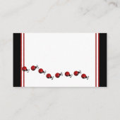 Carte D'accompagnement Billets de roussettes de la couche de Ladybug (Dos)