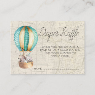 Carte D'accompagnement Billets de rousseur baby shower Ballon à air