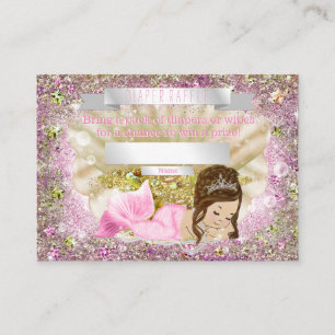 Carte D'accompagnement Billets de rousseur Baby shower de sirène