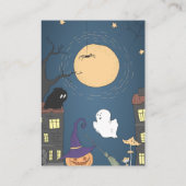 Carte D'accompagnement Billets de rousseur baby shower | Petite sorcière (Dos)