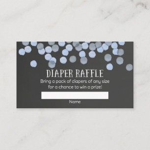 Carte D'accompagnement Billets de rousseur de Baby shower Confetti Bleu