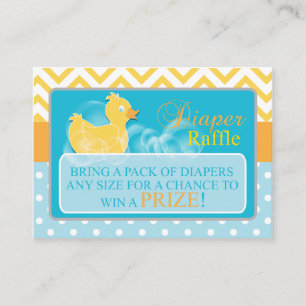 Carte D'accompagnement Billets de rousseur de canard jaune-Neutre Genre