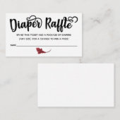 Carte D'accompagnement Billets de rousseur de couches (Devant / Derrière)