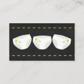 Carte D'accompagnement Billets de rousseur de couches / tableau noir vert (Dos)