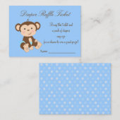 Carte D'accompagnement Billets de rousseur de dinde bleu (Devant / Derrière)