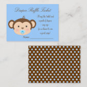 Carte D'accompagnement Billets de rousseur de singe (Devant / Derrière)