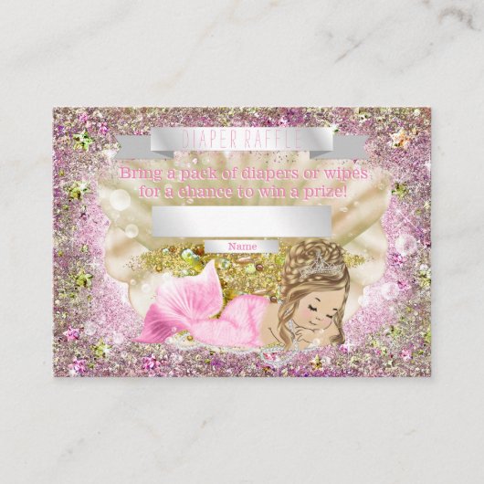 Carte D'accompagnement Billets de rousseur de sirène (Devant)