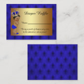 Carte D'accompagnement Billets de rousseur Little Prince (Devant / Derrière)