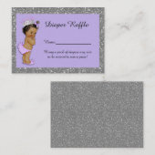 Carte D'accompagnement Billets de rousseur Little Princess Diaper, Étnic  (Devant / Derrière)