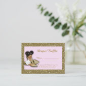 Carte D'accompagnement Billets de rousseur Little Princess Diaper, Étnic  (Debout devant)