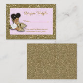 Carte D'accompagnement Billets de rousseur Little Princess Diaper, Étnic  (Devant / Derrière)