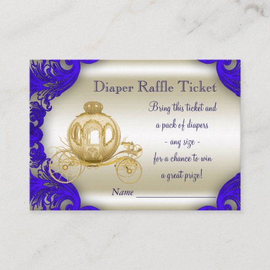 Carte D'accompagnement Billets de rousseur Royal Prince Diaper (Devant)