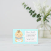 Carte D'accompagnement Billets de tombola de couche pour bébé garçon Cute (Debout devant)
