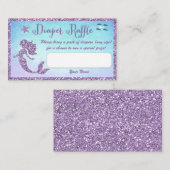 Carte D'accompagnement Billets de tombola de couches pour Baby Shower Sir (Devant / Derrière)