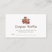 Carte D'accompagnement Billets de tombola pour couches pour bébés produit (Devant)