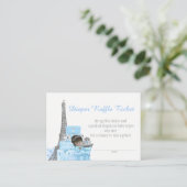 Carte D'accompagnement Billets Paris Déchets (Debout devant)