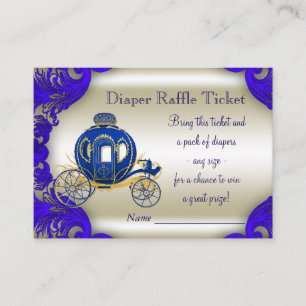 Carte D'accompagnement Billets Prince Diaper Raffle