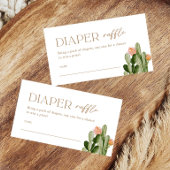 Carte D'accompagnement Billets rabat à couches de cactus de Bohême Insert