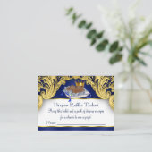 Carte D'accompagnement Billets Raffle Prince Américain Africain (Debout devant)