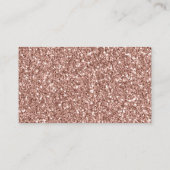 Carte D'accompagnement Billets Rose Parties scintillant or  de papier de  (Dos)