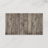 Carte D'accompagnement Billets rustiques de tombola de livre de baby (Dos)