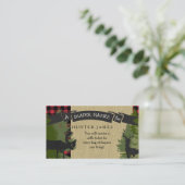 Carte D'accompagnement Billetterie Raffle bûcher bûcheron bûcheron Antler (Debout devant)