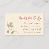 Carte D'accompagnement Birds & Berries Nesting Party Books for Baby (Devant)