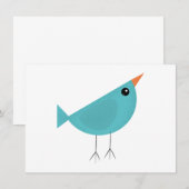Carte D'accompagnement Birdy (Devant / Derrière)