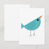 Carte D'accompagnement Birdy (Devant / Derrière)