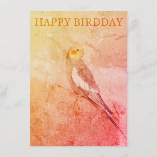 Carte D'accompagnement Birthday Card (Devant)