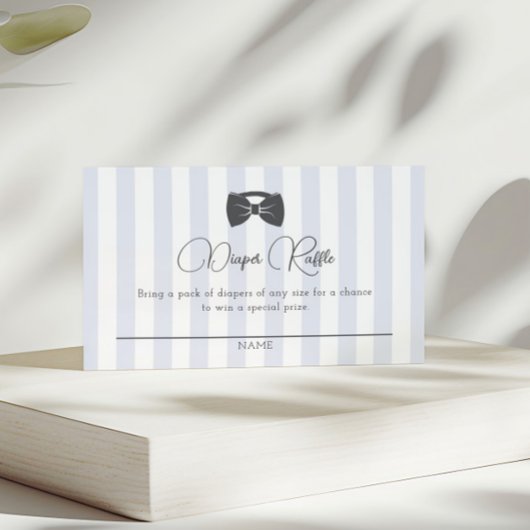 Carte D'accompagnement Bitty Bow Oh Boy Baby shower Déchets Raffle