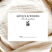 Carte D'accompagnement Black Bow Disco Ball Party