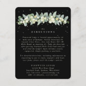 Carte D'accompagnement Black Snowberry+Eucalyptus Garland Directions (Devant)