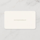 Carte D'accompagnement Blanc et ivoire | Code vestimentaire du Mariage ro (Dos)