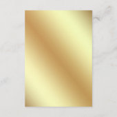 Carte D'accompagnement Blanc et or Damas islamique musulman Mehndi (Dos)