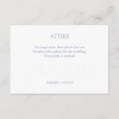 Carte D'accompagnement BLANK Code complet do-it-yourself mariage RSVP (Devant)