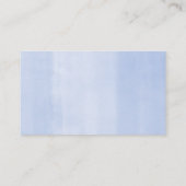 Carte D'accompagnement Bleu blanc verdure or baby shower tombole de couch (Dos)