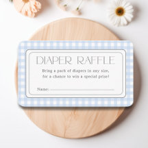 Bleu classique En vichy Baby shower garçon Repas d