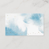Carte D'accompagnement Bleu Sur La Lune Baby shower Déchets Raffle (Dos)